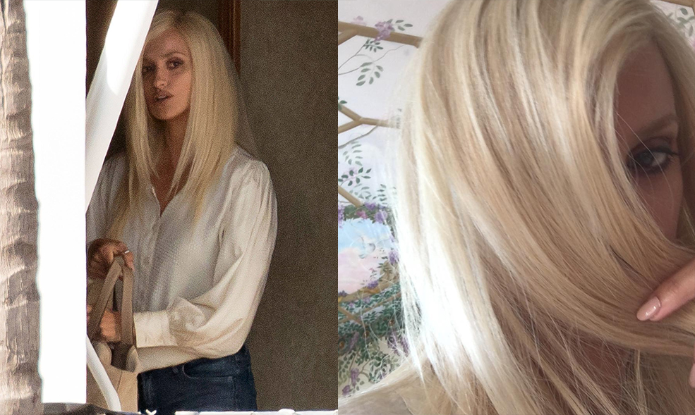 Así es Penélope Cruz caracterizada como Donatella Versace