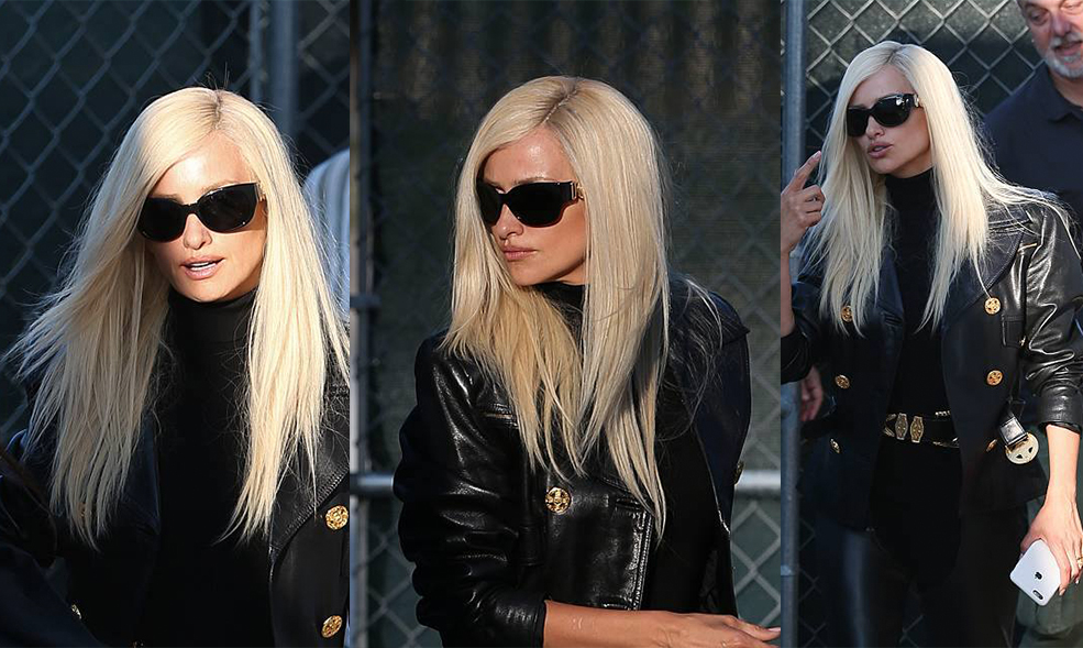 Así es Penélope Cruz caracterizada como Donatella Versace