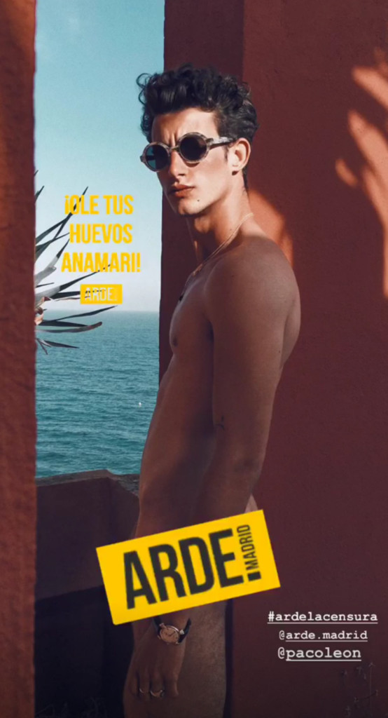 Paco León desnuda a 'todo Instagram' gracias a 'Arde Madrid'