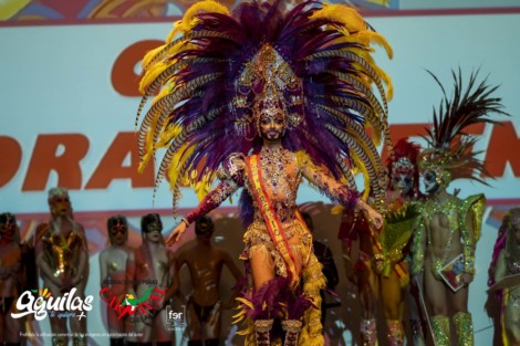 Perseida, ganadora del Concurso Drag Queen del Carnaval de Águilas