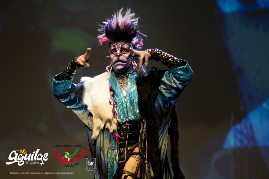 Perseida, ganadora del Concurso Drag Queen del Carnaval de Águilas