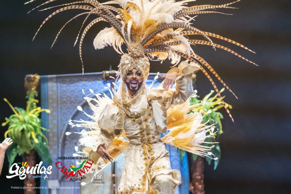 Perseida, ganadora del Concurso Drag Queen del Carnaval de Águilas