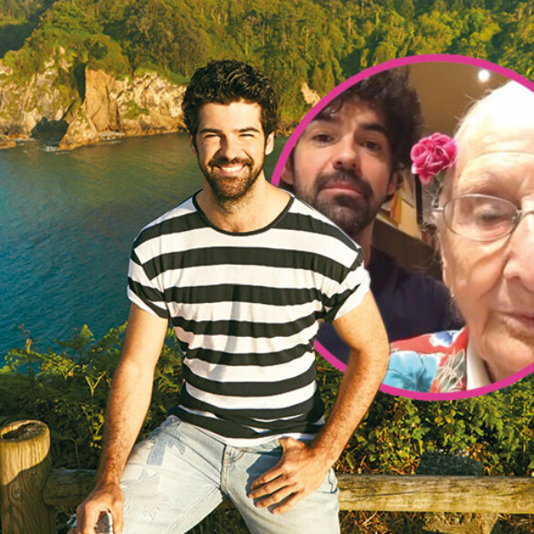 Miguel Ángel Muñoz y su abuela (95 años) celebran el Orgullo LGTBI tras la 'CuarenTata'