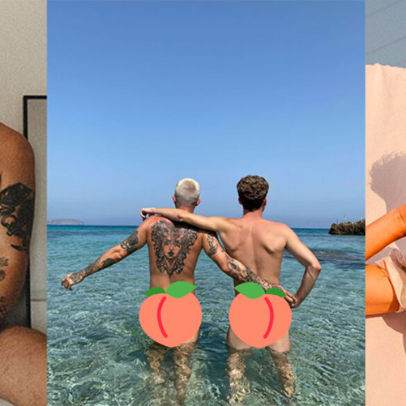 Raoul Vázquez y Jonan Wiergo revolucionan las redes con su desnudo integral en la playa