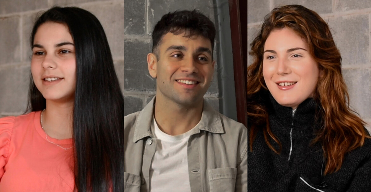 Salma, Sebastián y Nahia, testimonios de 'Lo que nunca te dije'.